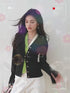 Contrast Double Cardigan